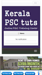 Mobile Screenshot of keralapsctuts.com